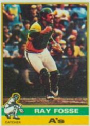 1976 Topps Baseball Cards      554     Ray Fosse